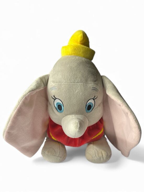 Disney Other - Disney Dumbo Plush Toy – Gray Elephant with Hat & Collar – 10”